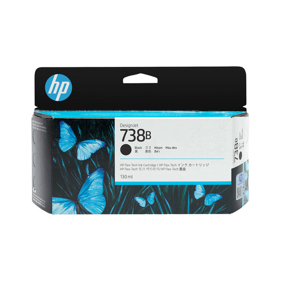 HP 738 - 498P2A - 130ml Black Ink Cartridge