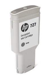 HP 727 - F9J80A - 300ml Gray Ink Cartridge