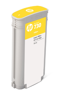 HP 730 - P2V64A - 130ml Yellow DesignJet Ink Cartridge