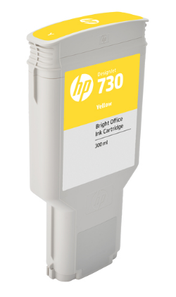 HP 730 - P2V70A - 300ml Yellow DesignJet Ink Cartridge